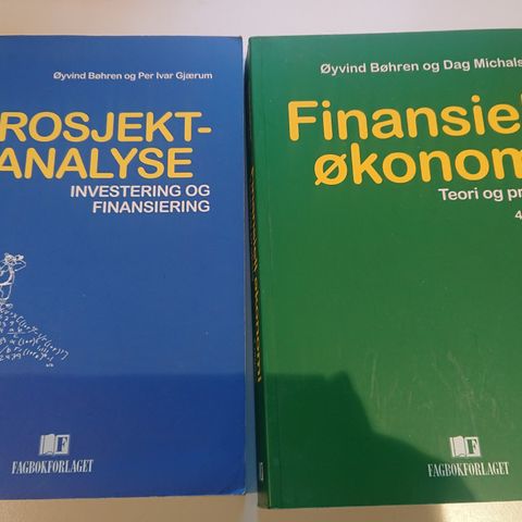 Finansiell økonomi og Prosjektanalyse