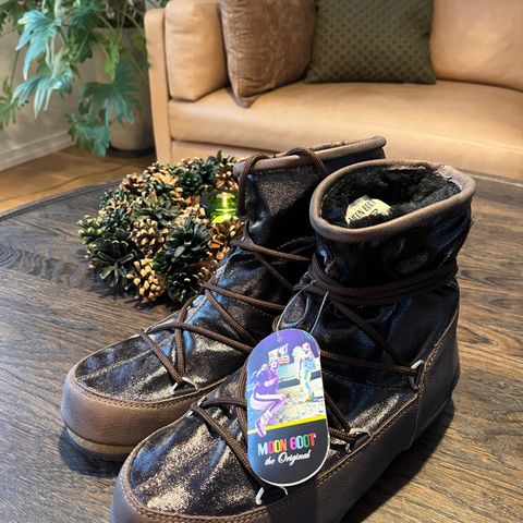 Moon boot W.E. Low glitter marrone str. 41