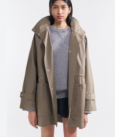 Filippa K - Callie Jacket - Grey Taupe - størrelse L