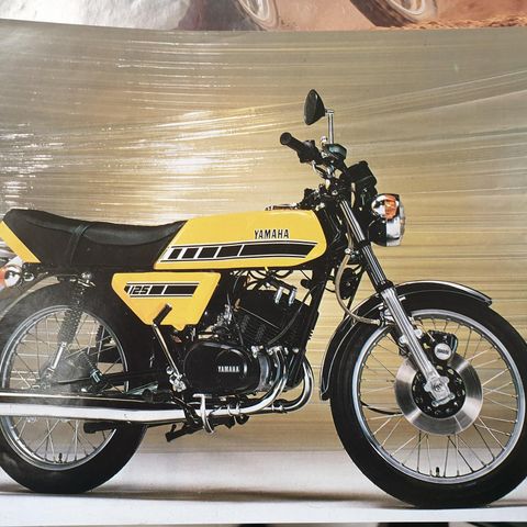 Yamaha RD 125 1977 brosjyre
