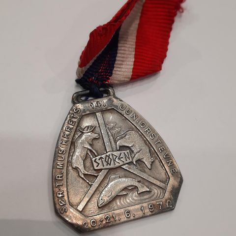 Støren - Juniorstevne - 1970 - Medalje - Brødrene Lohne