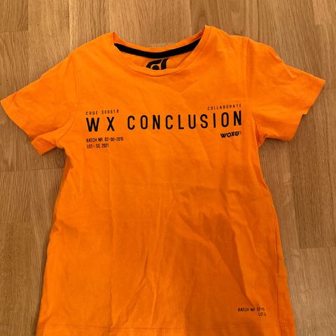 T-skjorte Woxo str 110/116