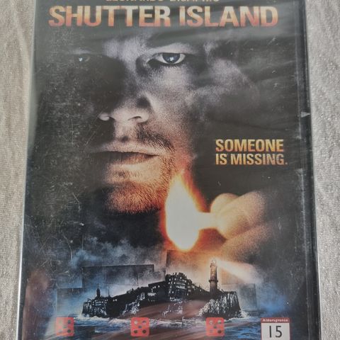 Shutter Island DVD ny forseglet norsk tekst