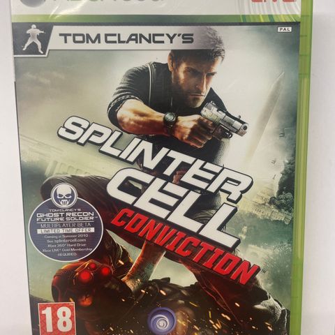 Tom clancy’s splintercell Conviction xbox 360 spill