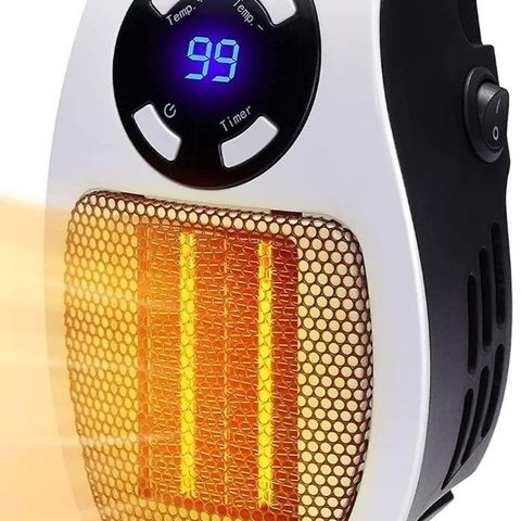 3 stk samlet: Portabel mini-heater 500w