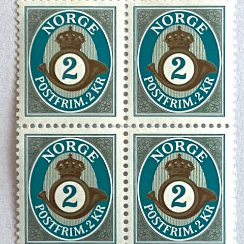 Norge 2001 Posthorn - kronemerker offset I NK 1421 Postfrisk