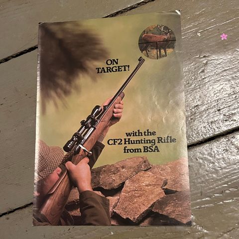 Katalog / Reklame - BSA CF2 Hunting Rifle 1988