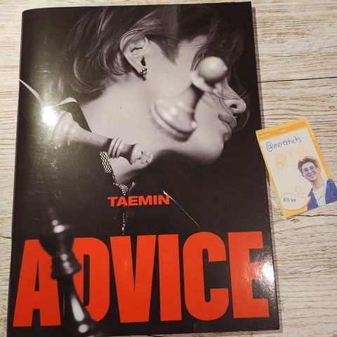 Taemin Advice Photobook CD | SHINee