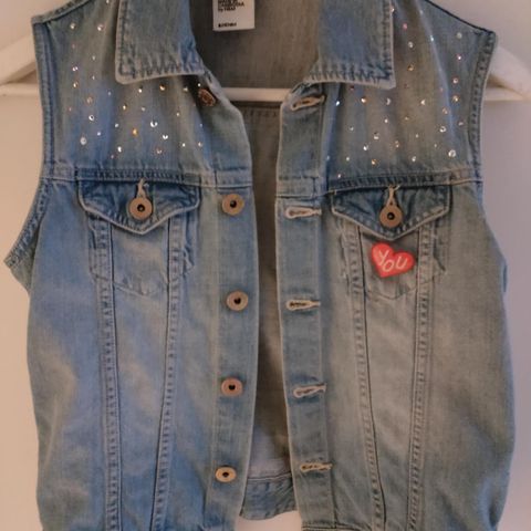 Jeans vest,litt brukt