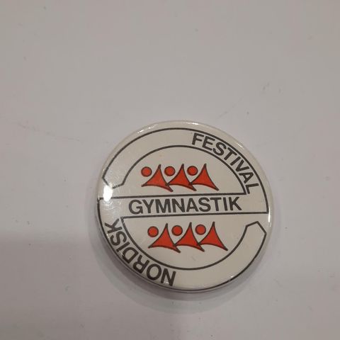 Nordisk gymnastik festival button