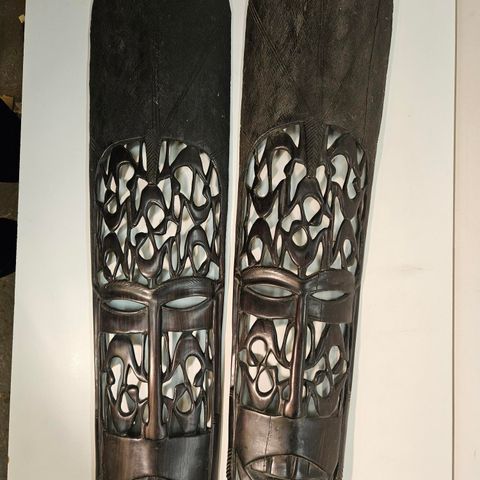 Decorative ebony masks