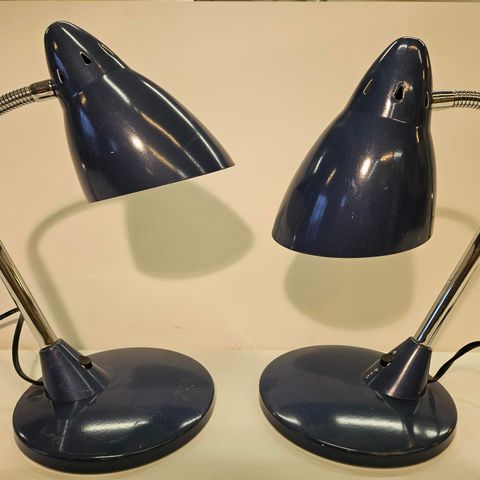 A nice pair of retro desk lamps from the U.S