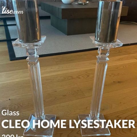 Cleo home lysestaker x2