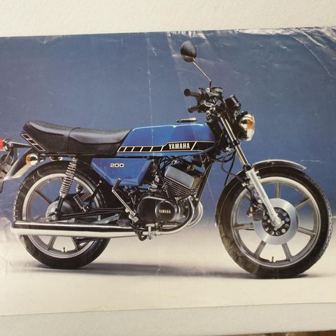 Yamaha RD 200 1978 brosjyre