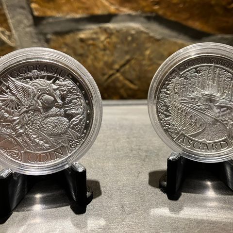 Mythical Cities: Asgard /Odin 1oz Silver Round