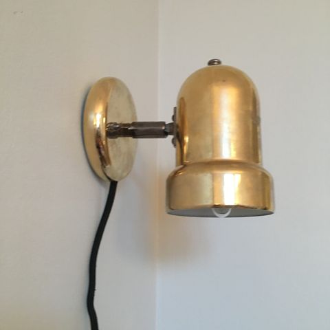 Vintage Rejmyre messinglampe Finland