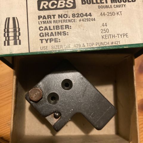 RCBS Støypeblokk til kaliber 44. 250 grain