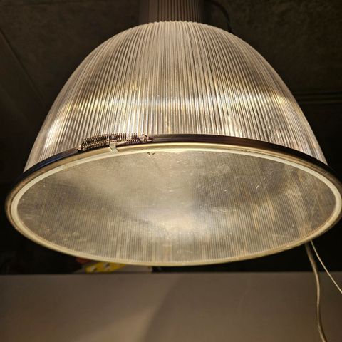 Real deal Industrial Lighting with holophane shades (not ikea)