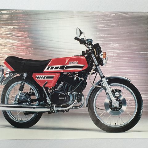 Yamaha RD 200 1977 brosjyre