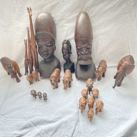Kvalitet håndskåret afrikansk kunst