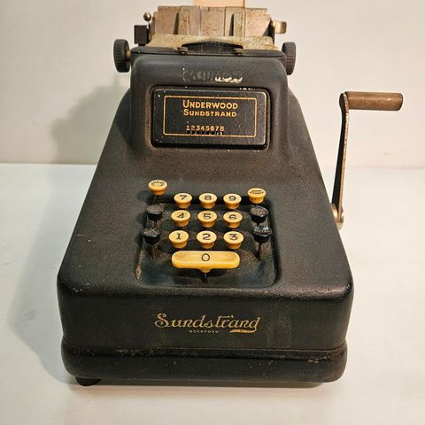 Underwood adding machine