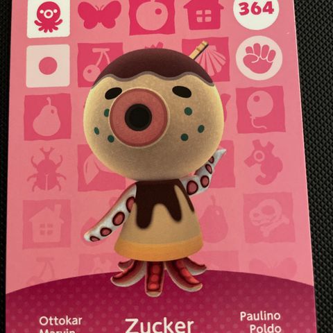 Animal Crossing Amiibo card 364 Zucker