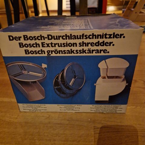 Bosch foodprosessor tilleggstutstyr