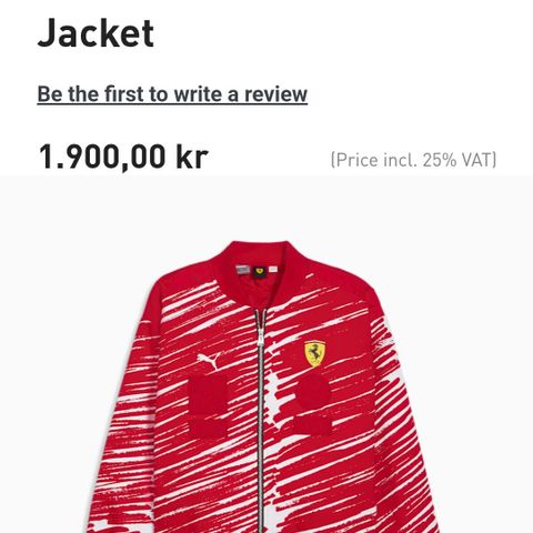 Scuderia Ferrari x Joshua Vides Race jakke og bukse