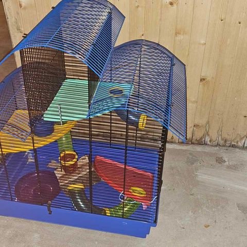 Flere etasjes bur til fugl eller gnager marsvin hamster mus rotte kanin