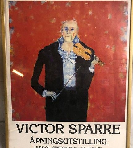 Victor Sparreplakat. Eidsvoll sentrum. Oktober 1986.