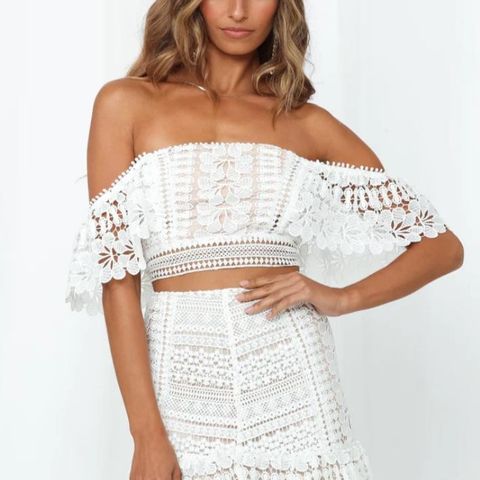 Sommerlyder crop top White (NY m tag) S