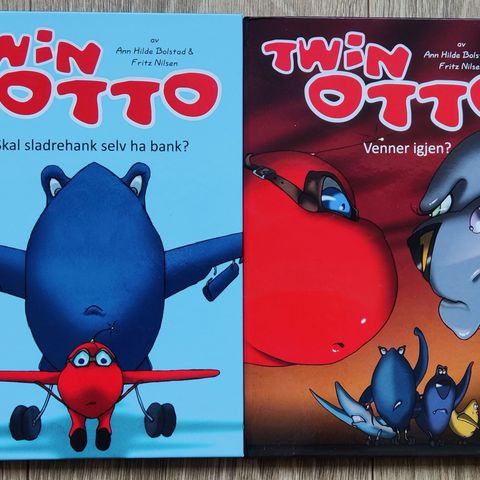 Tvin Otto to bøker -fra 3 år, innbundet