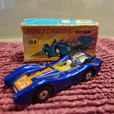 Matchbox Lesney Blue Shark nr.61 Prod.1971