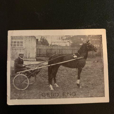 Gerd Eno Torkild Waagard Oslo Trav Bjerke sigarettkort 1928
