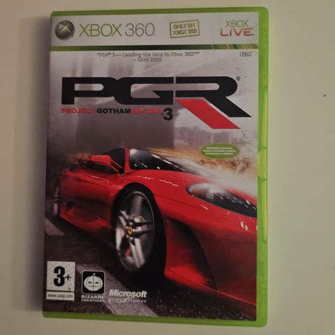 X-Box 360 Project Gotham Racing 3