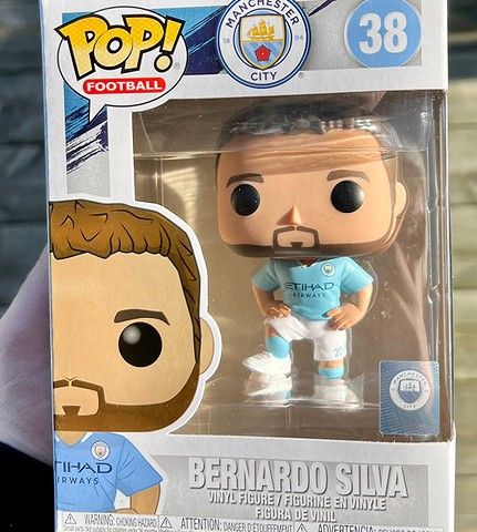 Funko Pop! Bernardo Silva | Manchester City F.C. | Premier League (38)