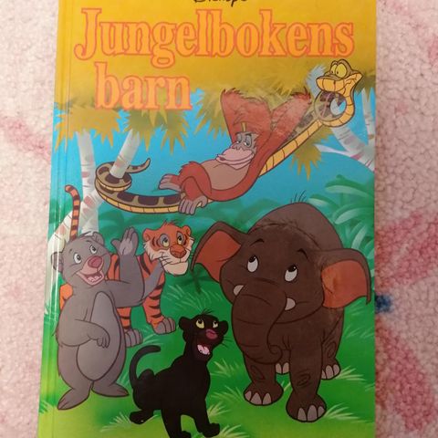 Disney barnebok "Jungelbokens barn" Donald Ducks Bokklubb