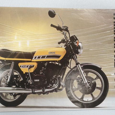 Yamaha RD 400 1977 brosjyre