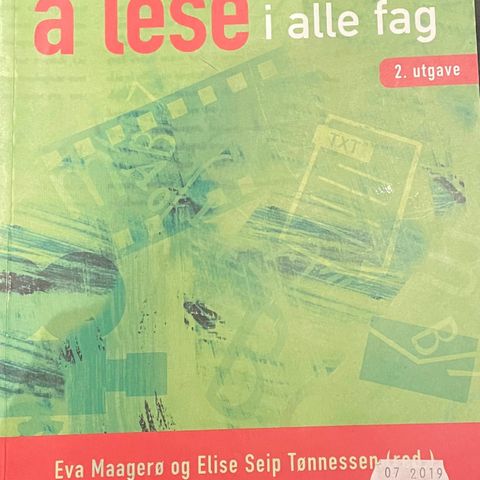 Å lese i alle fag