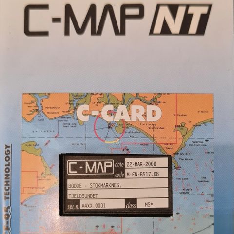 Cmap-NT, C-CARD.  BODØ-STOKMARKNES