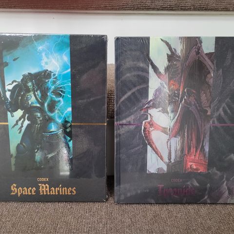 Space marines og Tyranids limited codex. Warhammer 40k. Lillehammer.