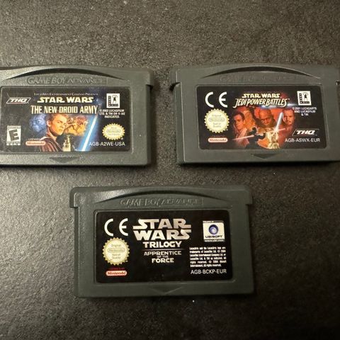 Nintendo GBA Star Wars samling