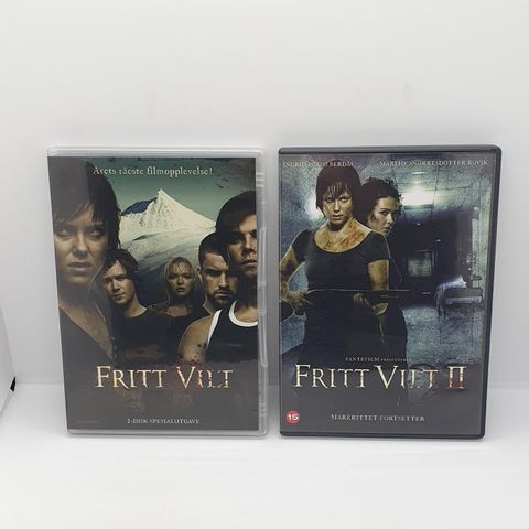 Fritt vilt 1 og 2. DVD