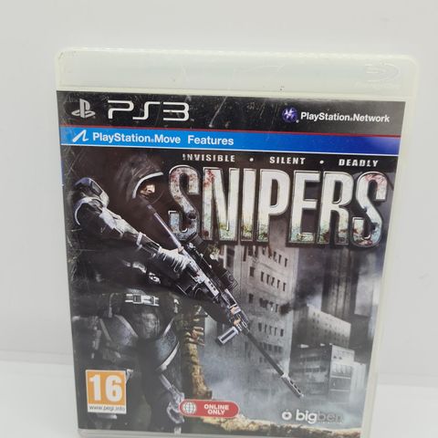 Invisible, Silent, Deadly Snipers. PS3