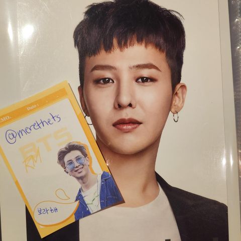 BigBang G-Dragon postkort MOONSHOT