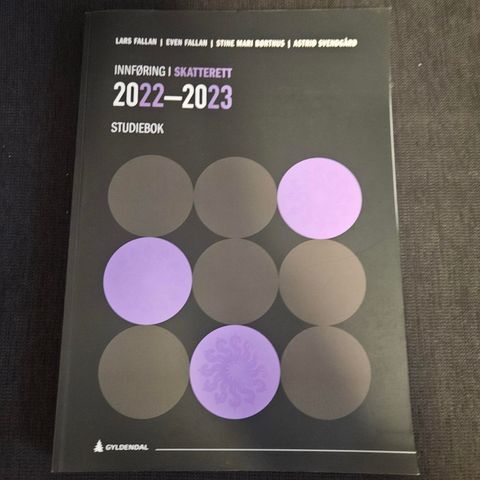 Innføring i skatterett 2022-2023 studiebok