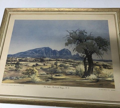 MT Sonder, Macdonnell Ranges. Albert Namatjora 1945.