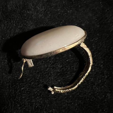 Vintage kjedelås / skjerf ring