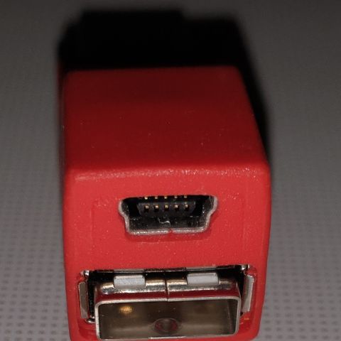 USB splitter til USB og mini USB