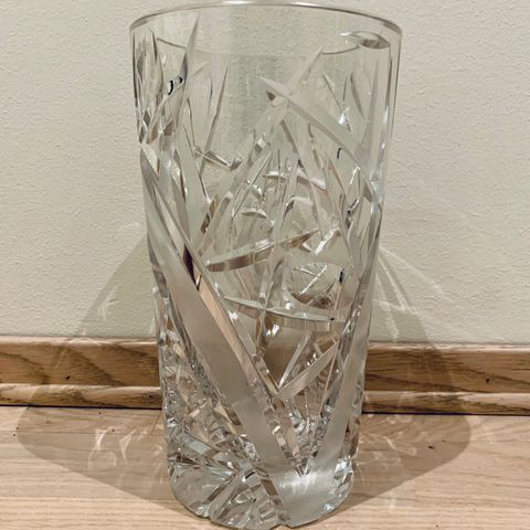 Stor Krystall Vase 23cm